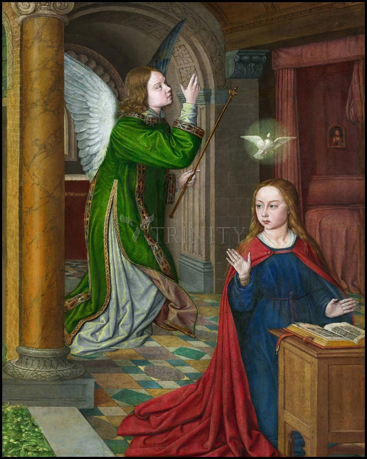 Annunciation - Wood Plaque by Museum Classics - Trinity Stores