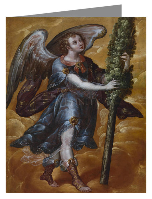 Angel Carrying a Cypress - Note Card Custom Text by Museum Classics - Trinity Stores
