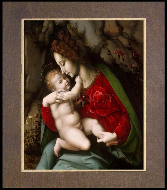 Madonna and Child - Wood Plaque Premium by Museum Classics - Trinity Stores