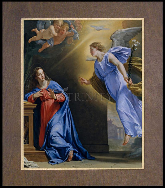 Annunciation - Wood Plaque Premium by Museum Classics - Trinity Stores