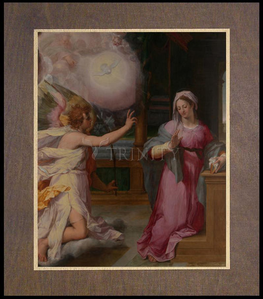 Annunciation - Wood Plaque Premium by Museum Classics - Trinity Stores