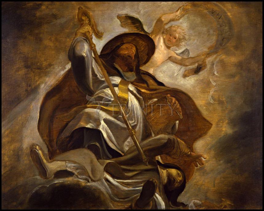 St. Athanasius of Alexandria Defeating Arius - Wood Plaque by Museum Classics - Trinity Stores