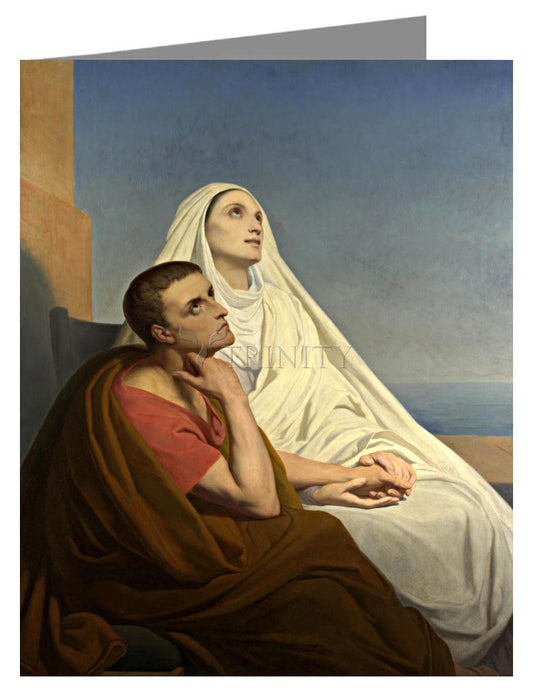 Sts. Augustine and Monica - Note Card Custom Text by Museum Classics - Trinity Stores