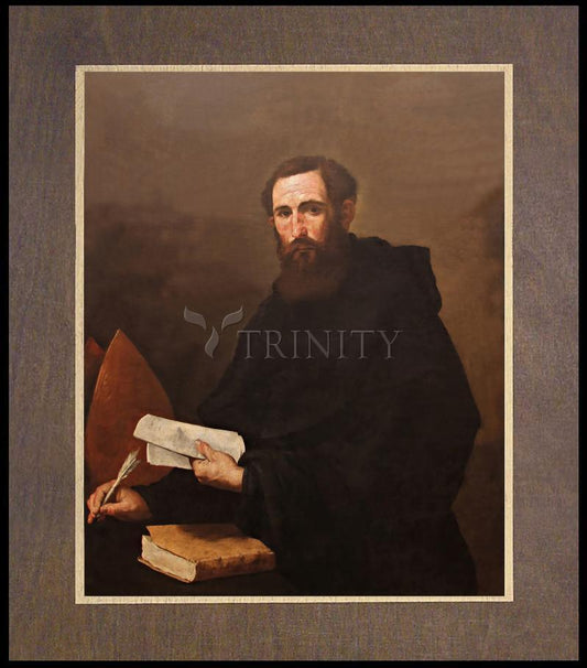 St. Augustine - Wood Plaque Premium by Museum Classics - Trinity Stores