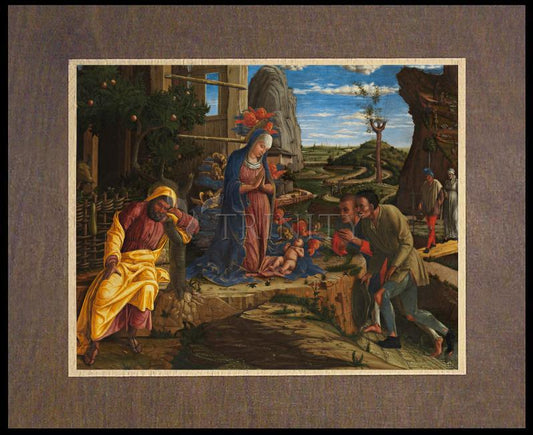 Adoration of the Shepherds - Wood Plaque Premium by Museum Classics - Trinity Stores