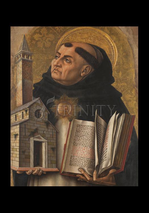 St. Thomas Aquinas - Holy Card by Museum Classics - Trinity Stores