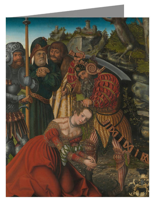 St. Barbara, Martyrdom of - Note Card Custom Text by Museum Classics - Trinity Stores