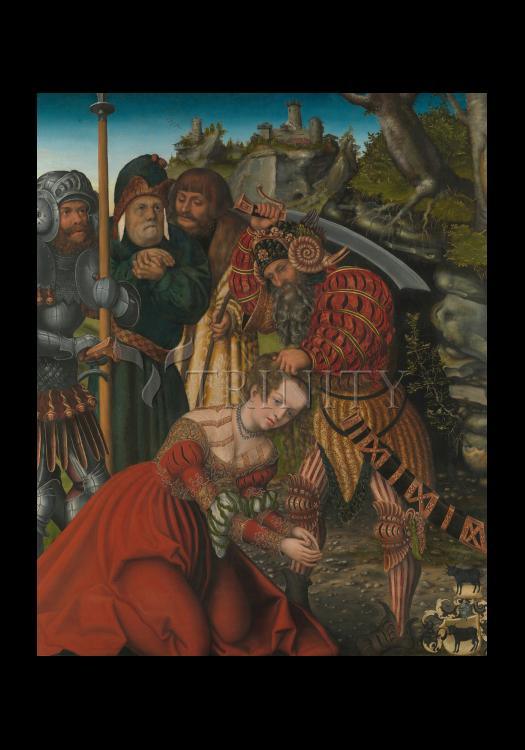 St. Barbara, Martyrdom of - Holy Card by Museum Classics - Trinity Stores