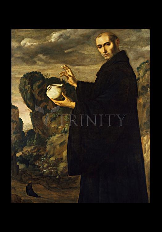 St. Benedict of Nursia - Holy Card by Museum Classics - Trinity Stores