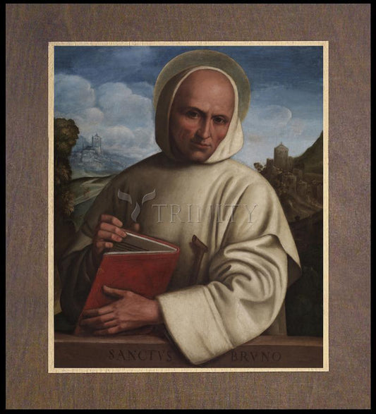 St. Bruno of Cologne - Wood Plaque Premium by Museum Classics - Trinity Stores