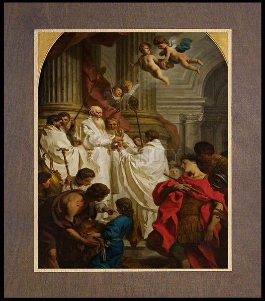 Mass of St. Basil the Great - Wood Plaque Premium by Museum Classics - Trinity Stores