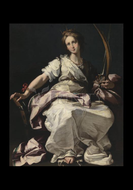 St. Catherine of Alexandria - Holy Card by Museum Classics - Trinity Stores