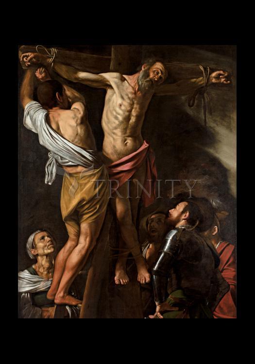 Crucifixion of St. Andrew - Holy Card by Museum Classics - Trinity Stores