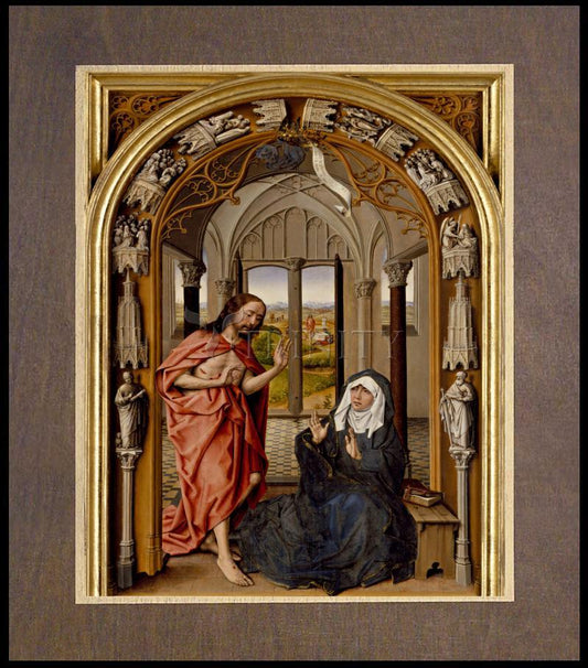 Christ Appearing to His Mother - Wood Plaque Premium by Museum Classics - Trinity Stores