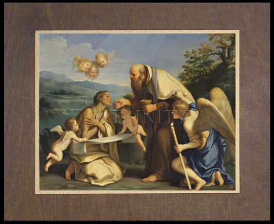 Communion of St. Mary of Egypt - Wood Plaque Premium by Museum Classics - Trinity Stores