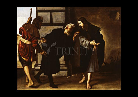 Christ and Two Followers on Road to Emmaus - Holy Card by Museum Classics - Trinity Stores