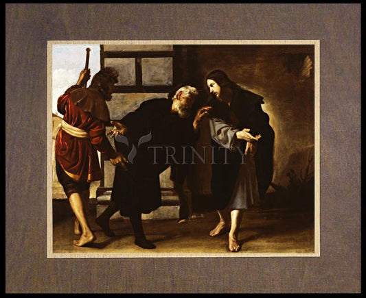Christ and Two Followers on Road to Emmaus - Wood Plaque Premium by Museum Classics - Trinity Stores