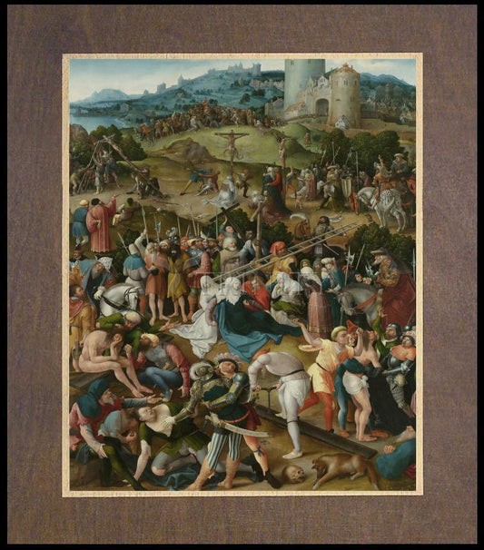 Calvary - Wood Plaque Premium by Museum Classics - Trinity Stores