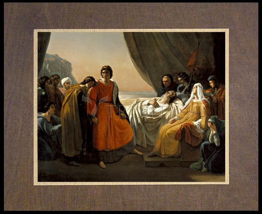 Death of St. Louis, King of France - Wood Plaque Premium by Museum Classics - Trinity Stores