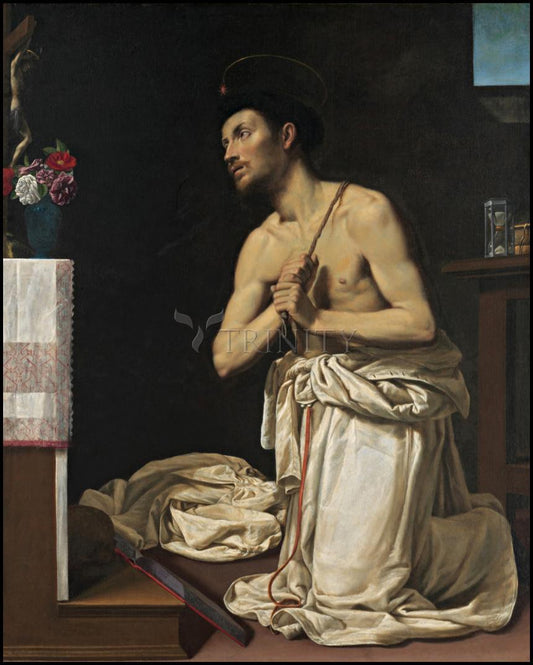 St. Dominic in Penitence - Wood Plaque by Museum Classics - Trinity Stores