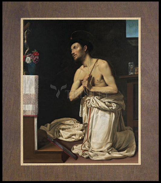 St. Dominic in Penitence - Wood Plaque Premium by Museum Classics - Trinity Stores