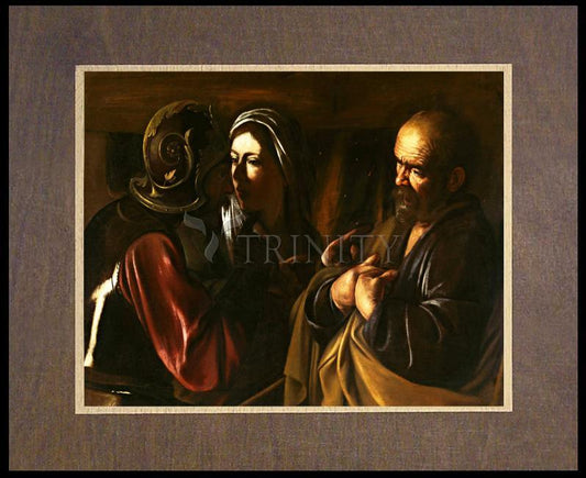 Denial of St. Peter - Wood Plaque Premium by Museum Classics - Trinity Stores
