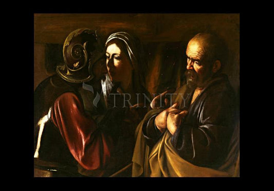 Denial of St. Peter - Holy Card by Museum Classics - Trinity Stores