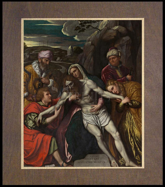 Entombment - Wood Plaque Premium by Museum Classics - Trinity Stores