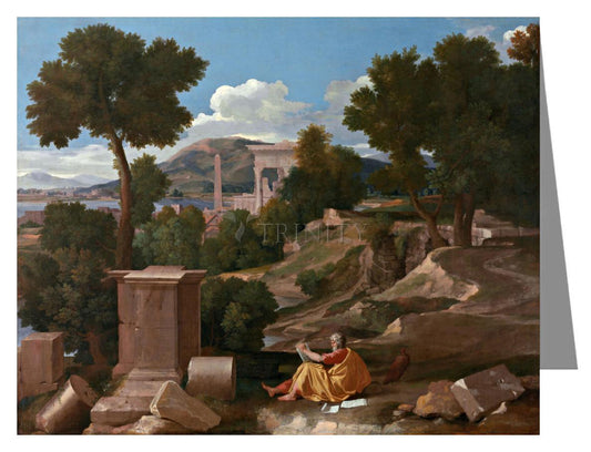 St. John the Evangelist on Patmos - Note Card by Museum Classics - Trinity Stores