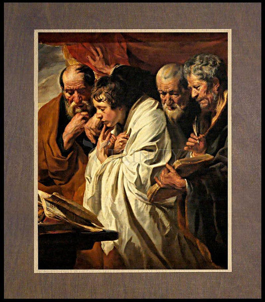 Four Evangelists - Wood Plaque Premium by Museum Classics - Trinity Stores