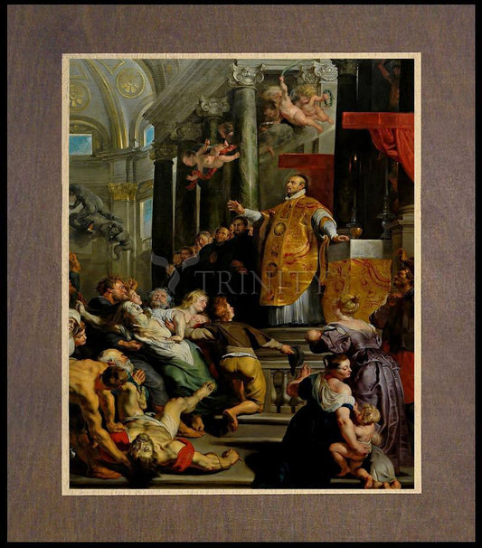 Glory of St. Ignatius of Loyola - Wood Plaque Premium by Museum Classics - Trinity Stores