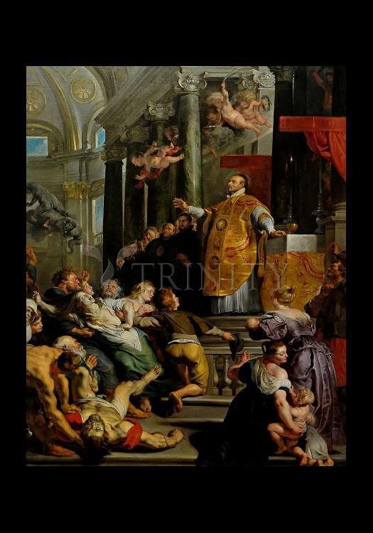 Glory of St. Ignatius of Loyola - Holy Card by Museum Classics - Trinity Stores