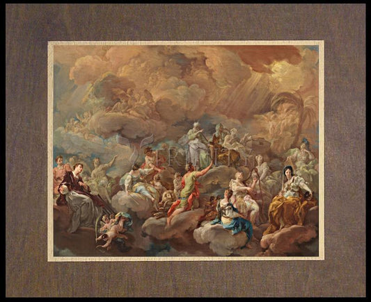 Glory of Saints - Wood Plaque Premium by Museum Classics - Trinity Stores