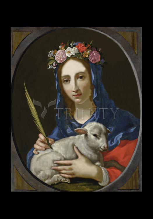 St. Agnes - Holy Card by Museum Classics - Trinity Stores