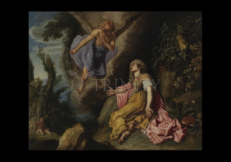 Hagar and Angel - Holy Card by Museum Classics - Trinity Stores