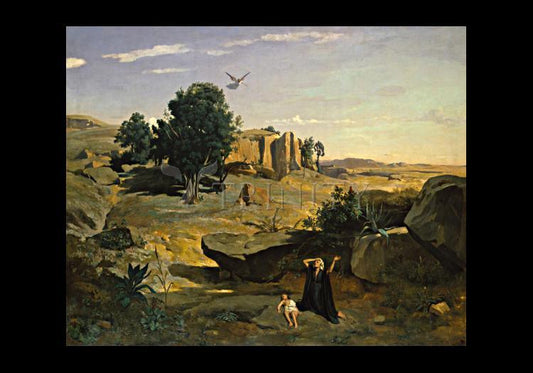 Hagar in the Wilderness - Holy Card by Museum Classics - Trinity Stores