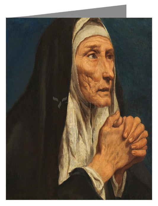 St. Monica - Note Card Custom Text by Museum Classics - Trinity Stores