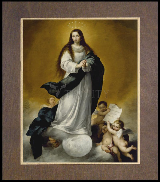 Immaculate Conception - Wood Plaque Premium by Museum Classics - Trinity Stores