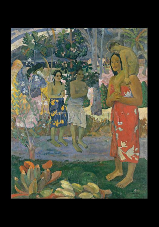 Ia Orana Maria 'Hail Mary' in Tahitian - Holy Card by Museum Classics - Trinity Stores