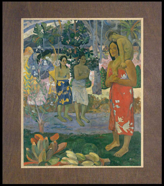 Ia Orana Maria 'Hail Mary' in Tahitian - Wood Plaque Premium by Museum Classics - Trinity Stores