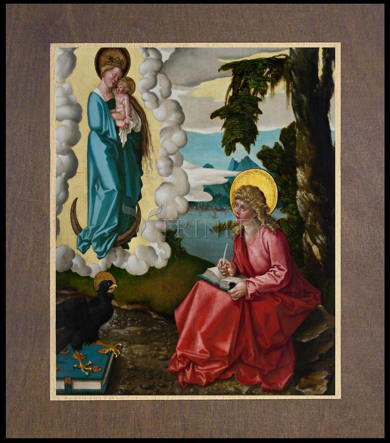 St. John the Evangelist on Patmos - Wood Plaque Premium by Museum Classics - Trinity Stores