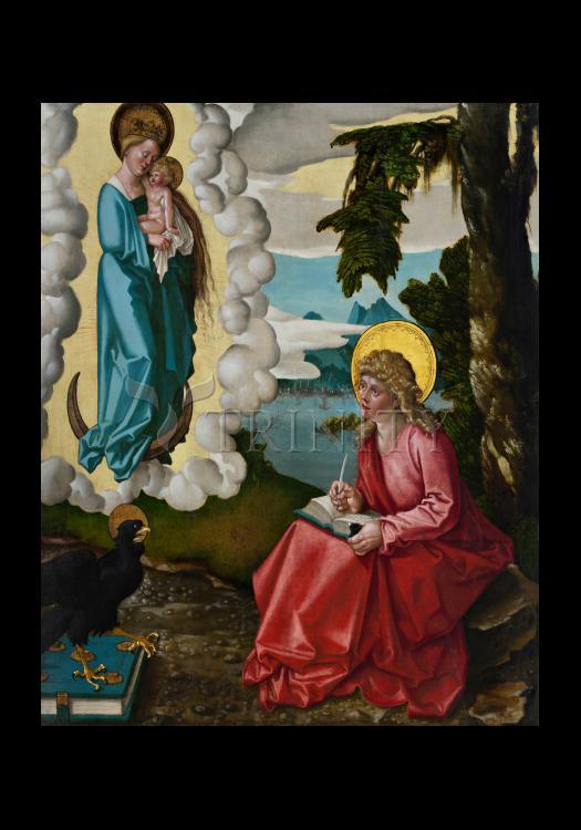 St. John the Evangelist on Patmos - Holy Card by Museum Classics - Trinity Stores