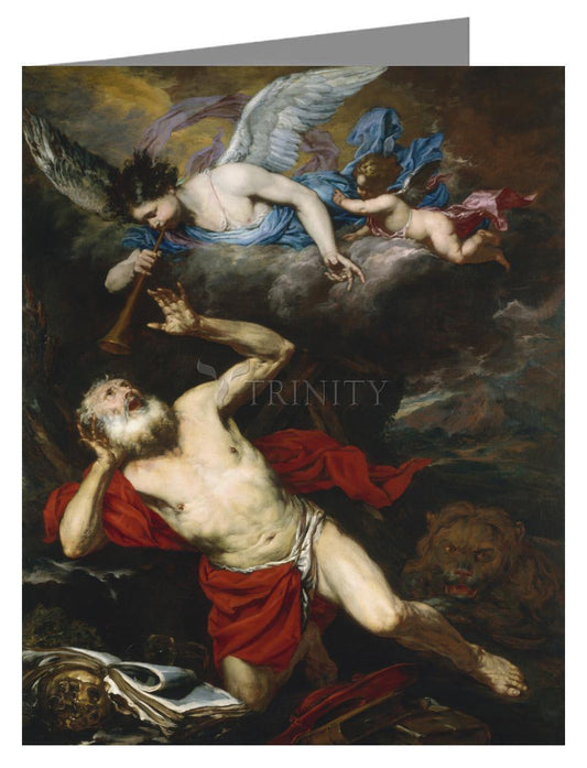 St. Jerome in the Wilderness - Note Card Custom Text by Museum Classics - Trinity Stores