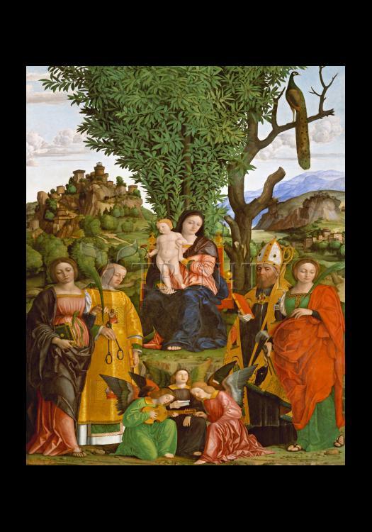 Madonna and Child with Saints - Holy Card by Museum Classics - Trinity Stores