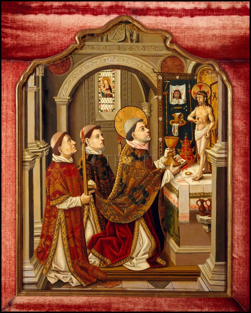 Mass of St. Gregory the Great - Wood Plaque by Museum Classics - Trinity Stores