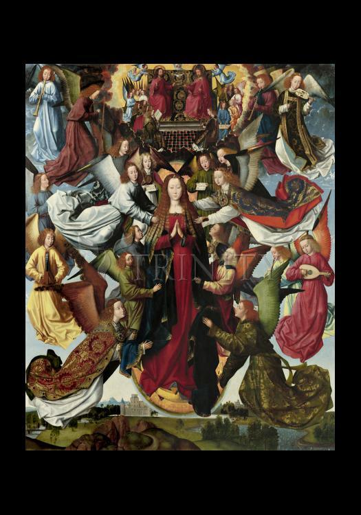 Mary, Queen of Heaven - Holy Card by Museum Classics - Trinity Stores