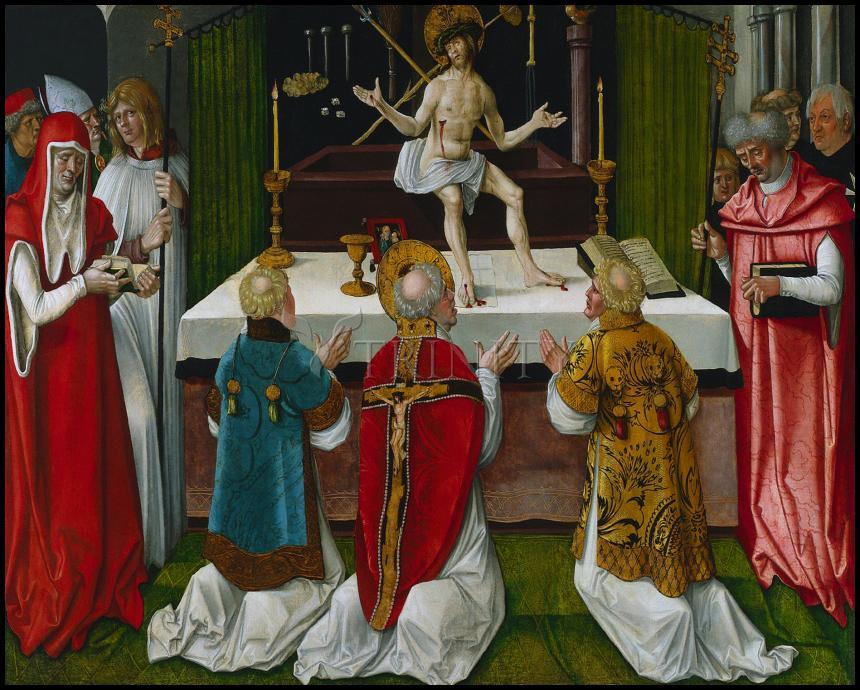 Mass of St. Gregory the Great - Wood Plaque by Museum Classics - Trinity Stores