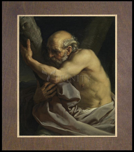 St. Andrew - Wood Plaque Premium by Museum Classics - Trinity Stores