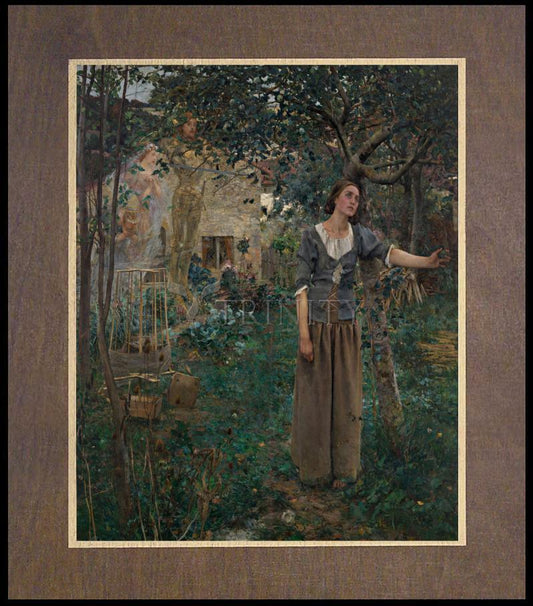 St. Joan of Arc - Wood Plaque Premium by Museum Classics - Trinity Stores