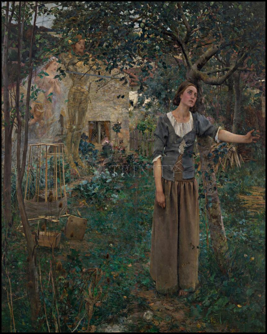 St. Joan of Arc - Wood Plaque by Museum Classics - Trinity Stores